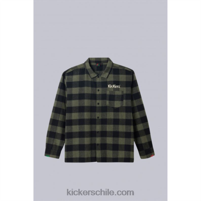 Kickers camisa caqui 4PZ0T1079 unisexo