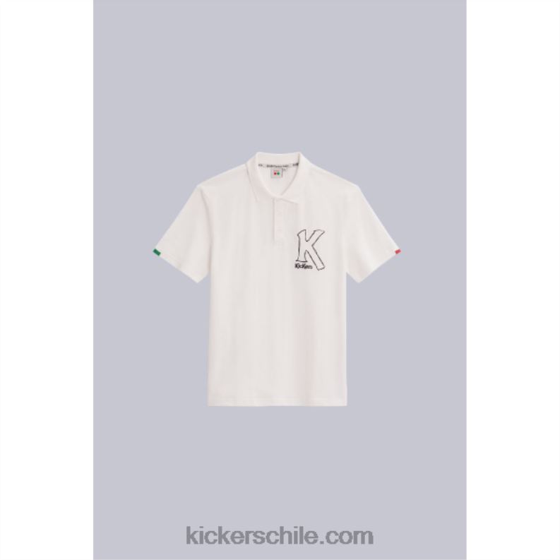 Kickers camiseta polo big k beige 4PZ0T1046 unisexo