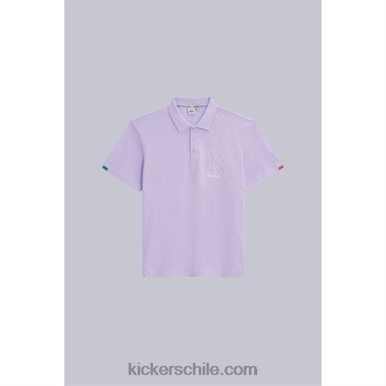 Kickers camiseta polo big k morada 4PZ0T1047 unisexo