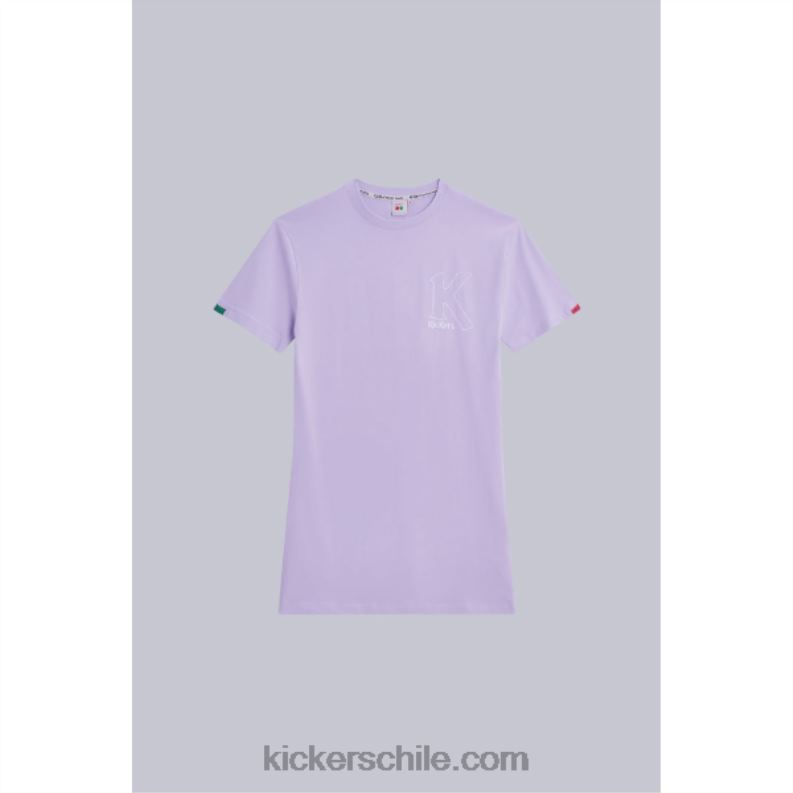 Kickers camiseta vestido morado 4PZ0T1055 unisexo