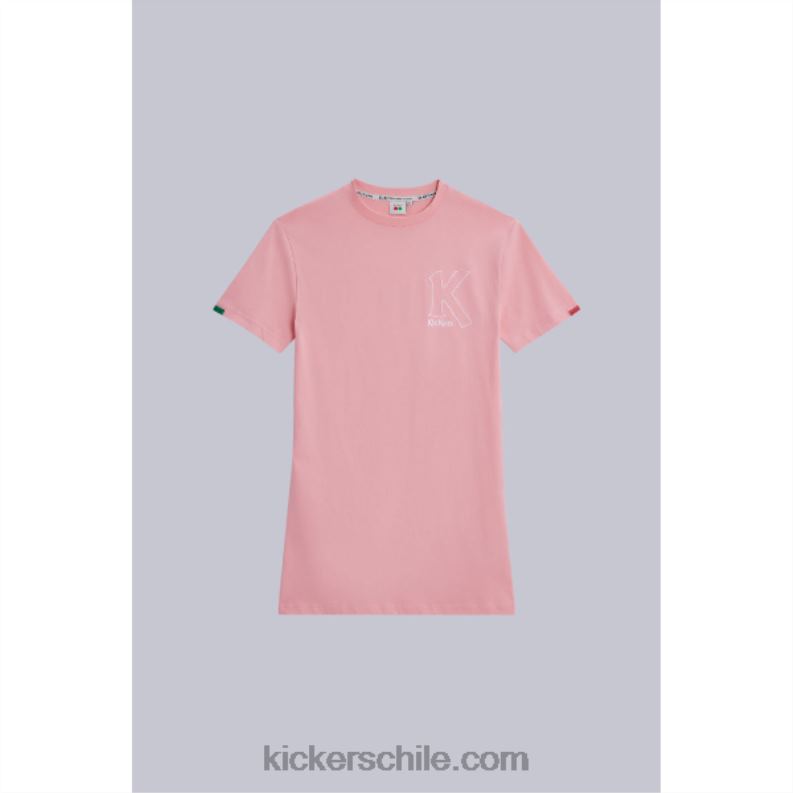 Kickers camiseta vestido rosa 4PZ0T1053 unisexo