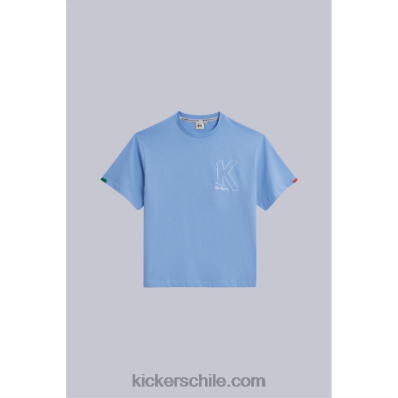 Kickers gran k camiseta azul 4PZ0T1032 unisexo