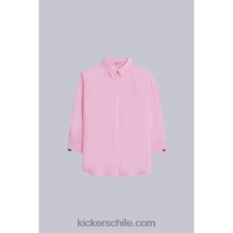 Kickers vestido de camisa rosa 4PZ0T1048 unisexo