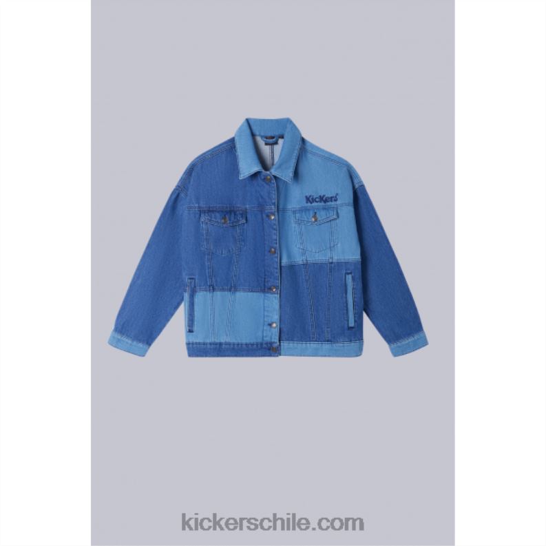 Kickers chaqueta de mezclilla azul 4PZ0T1070 unisexo