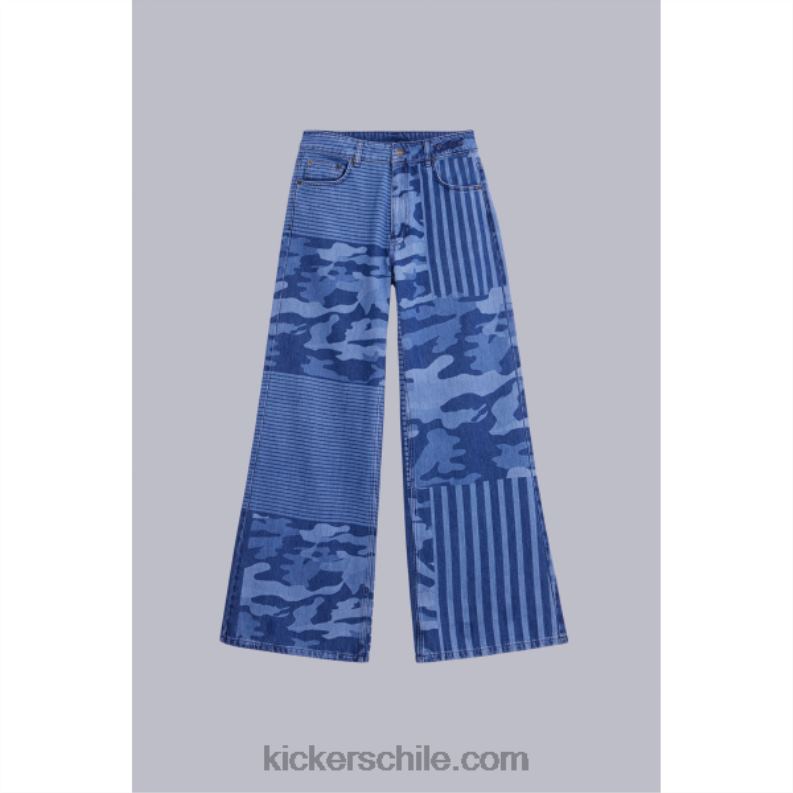 Kickers talle alto azul 4PZ0T1030 unisexo