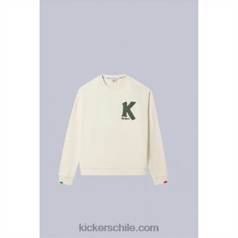 Kickers jersey cuello redondo beige 4PZ0T1022 unisexo