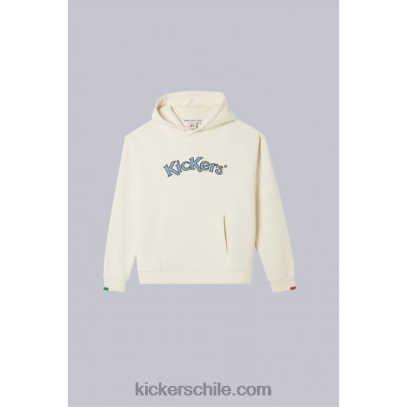 Kickers sudadera con capucha beige 4PZ0T1042 unisexo