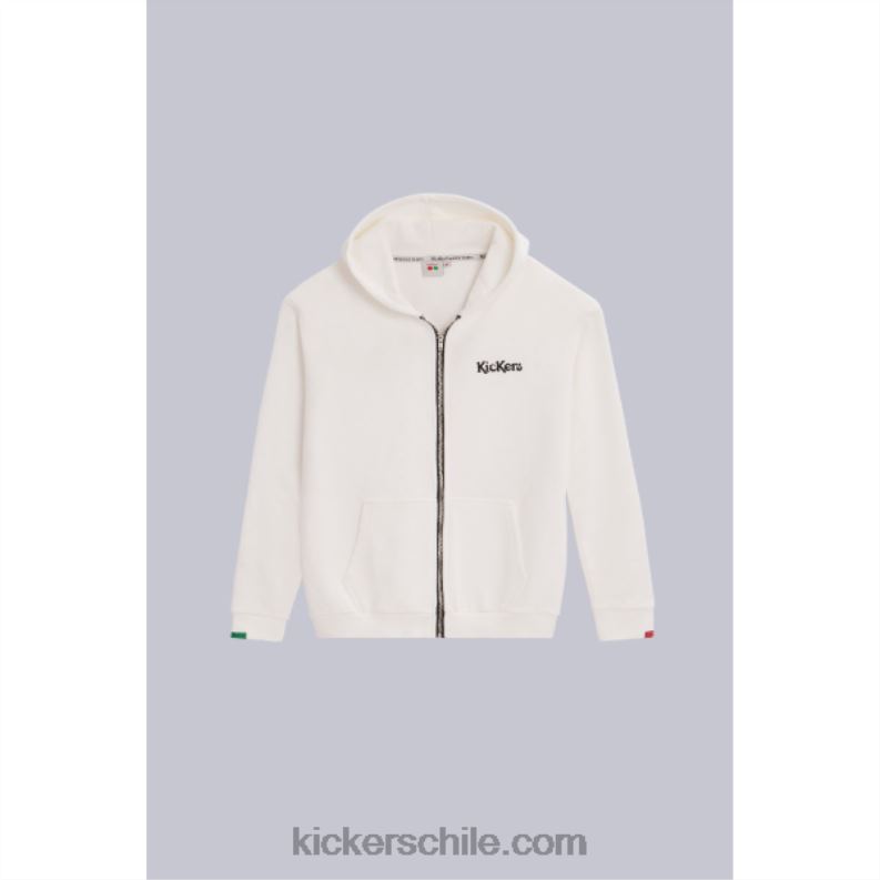 Kickers sudadera con cremallera beige 4PZ0T1016 unisexo