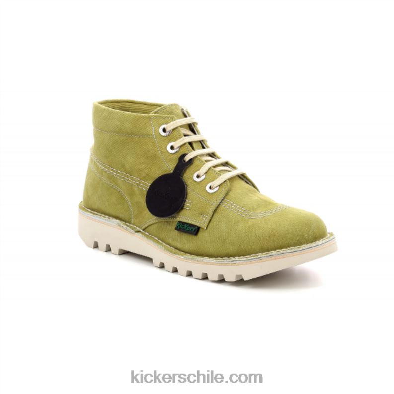 Kickers patada hola caqui 4PZ0T366 hombres