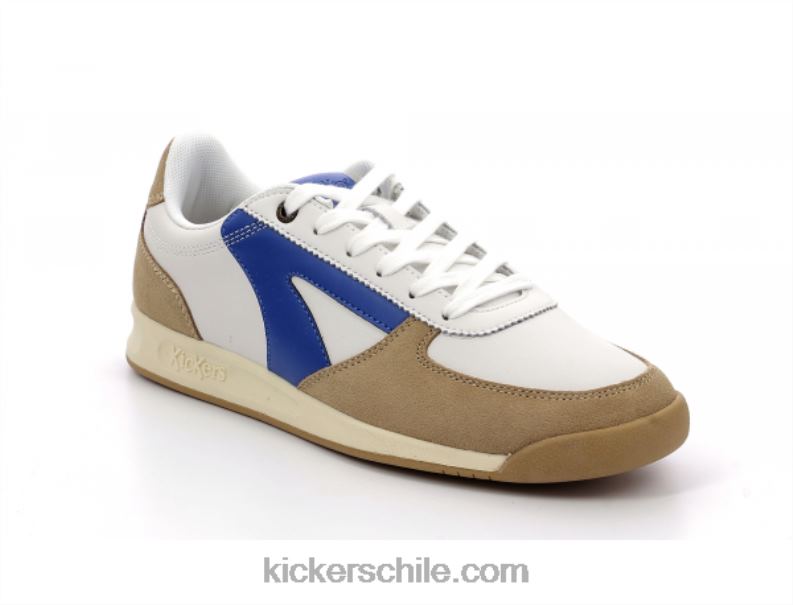 Kickers kick krack blanco azul 4PZ0T309 hombres