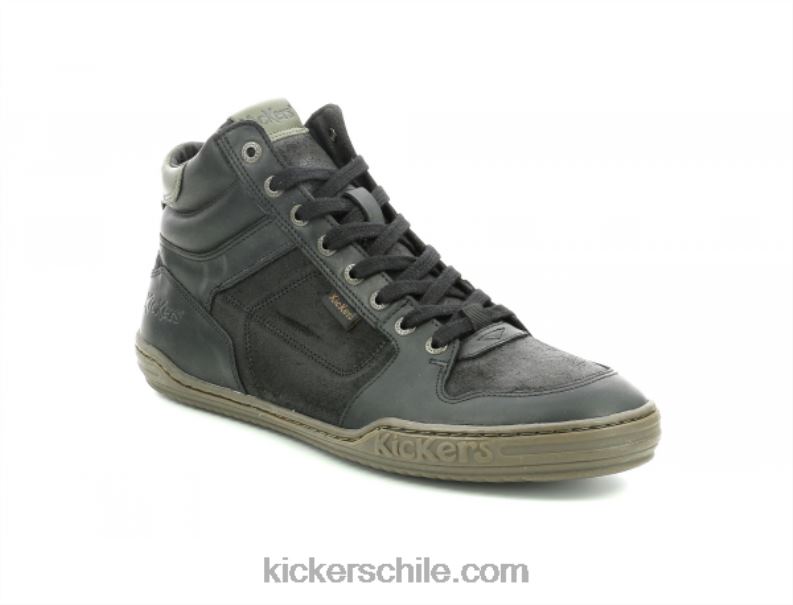 Kickers selva alta negro 4PZ0T329 hombres