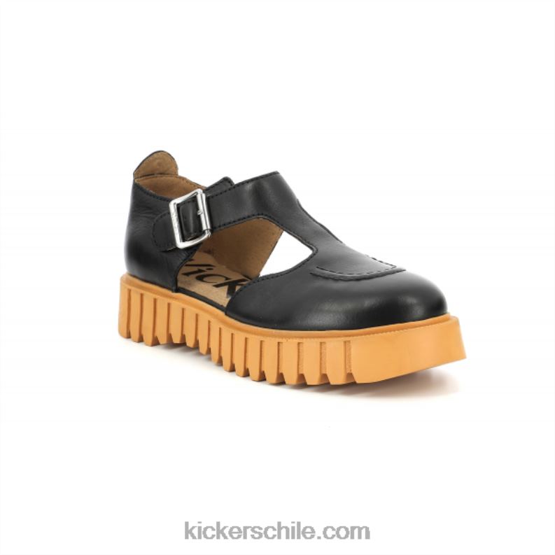 Kickers patada fantástico negro 4PZ0T137 mujer