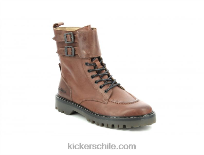 Kickers camello 4PZ0T225 mujer