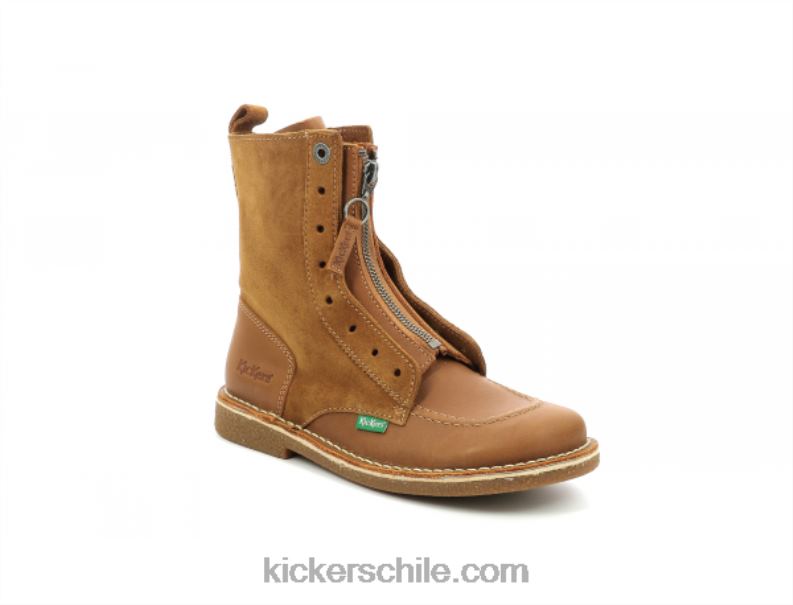 Kickers camello 4PZ0T254 mujer