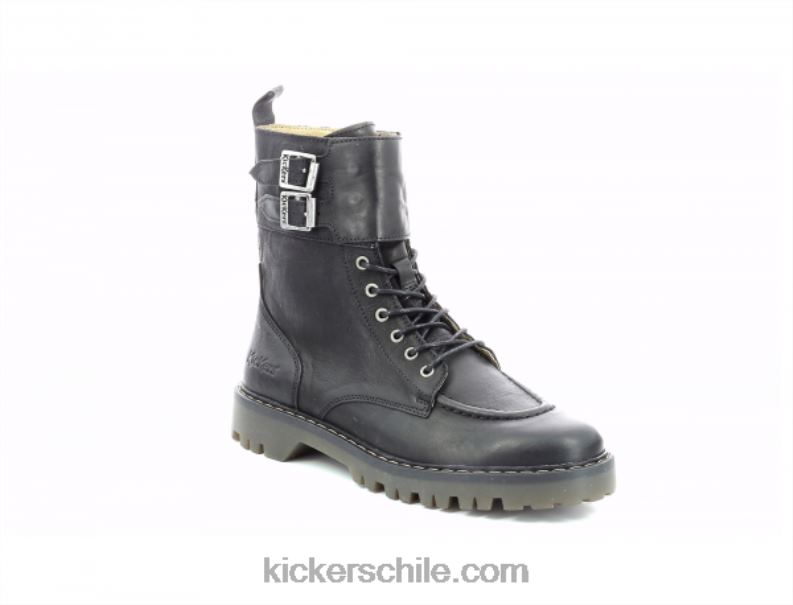 Kickers guardabosques negro 4PZ0T224 mujer