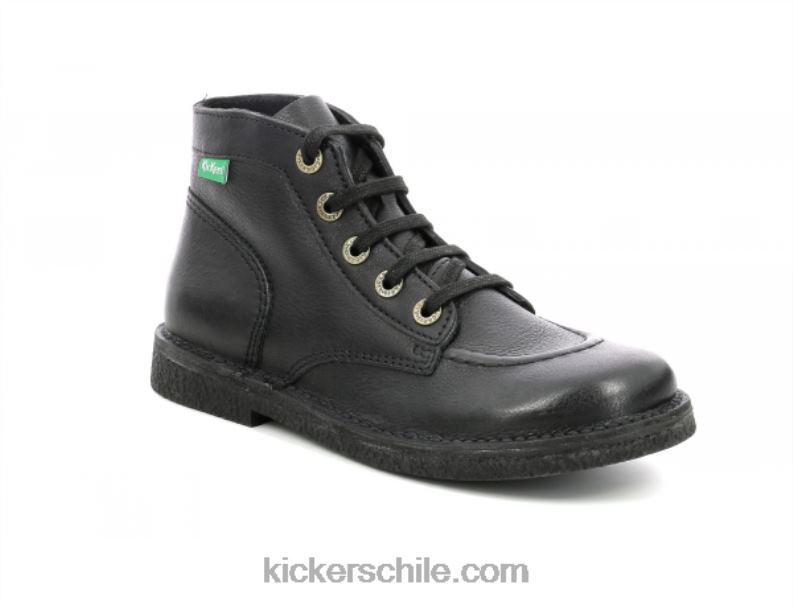 Kickers legendiknew negro suela negra permanente 4PZ0T242 mujer