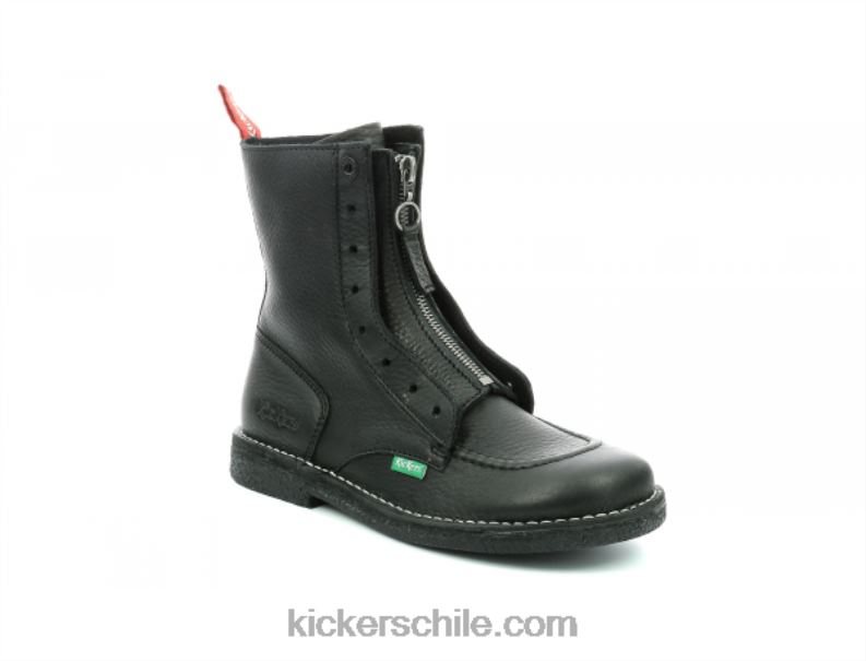 Kickers meetickrock negro suela negra 4PZ0T204 mujer