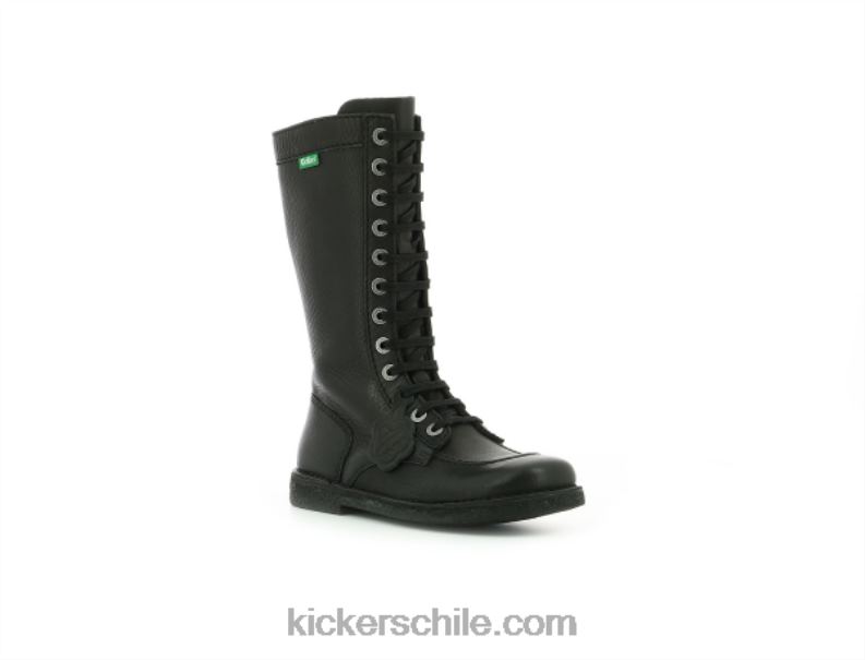 Kickers meetkiknew negro suela negra 4PZ0T246 mujer