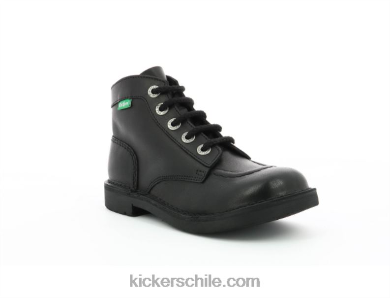 Kickers patada col costura negra perm negro 4PZ0T243 mujer