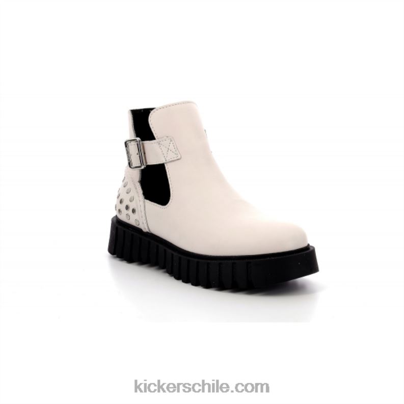 Kickers patada fantasía blanco 4PZ0T198 mujer