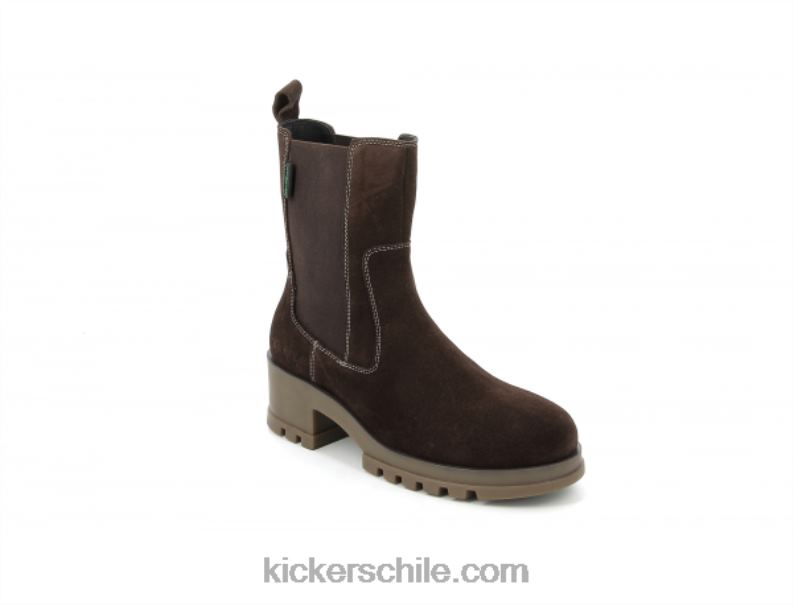 Kickers patada feliz marrón 4PZ0T213 mujer