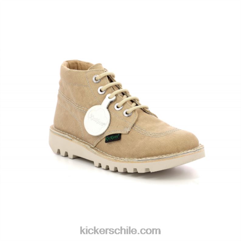 Kickers patada hola beige claro 4PZ0T201 mujer