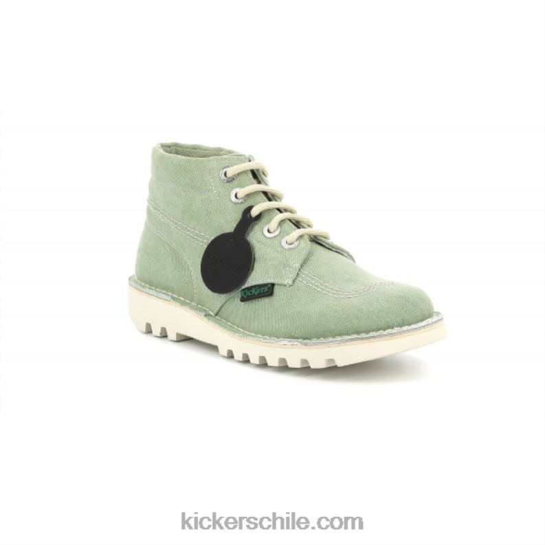 Kickers patada hola verde 4PZ0T193 mujer