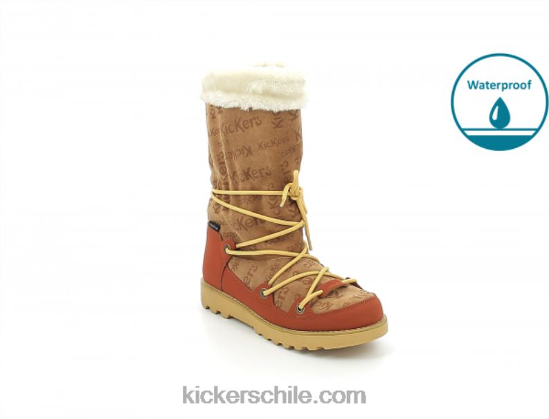 Kickers patada neosnow camello rouille 4PZ0T212 mujer