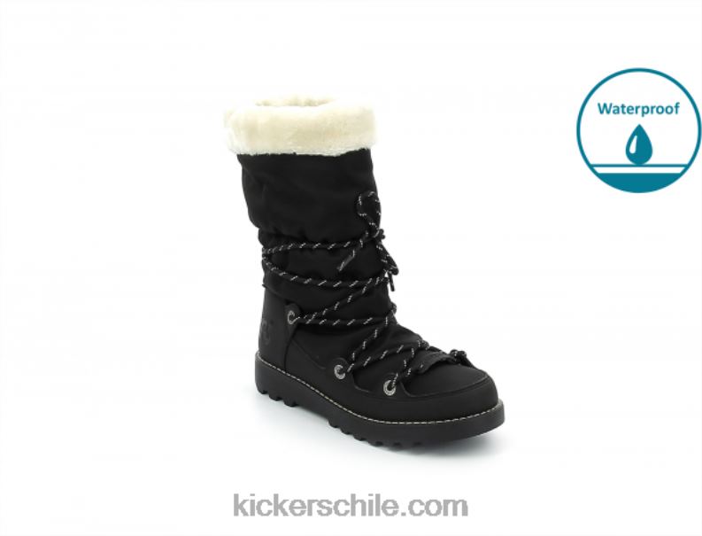 Kickers patada neosnow negro 4PZ0T233 mujer