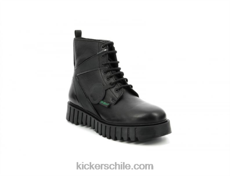 Kickers patear fabuloso negro 4PZ0T210 mujer