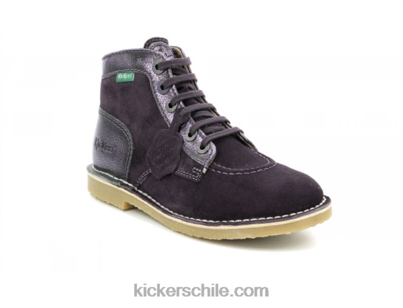 Kickers kicklegend púrpura 4PZ0T273 mujer