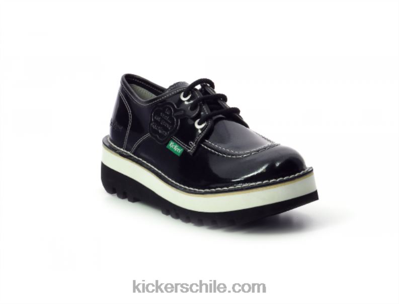 Kickers kickougirl charol negro 4PZ0T257 mujer