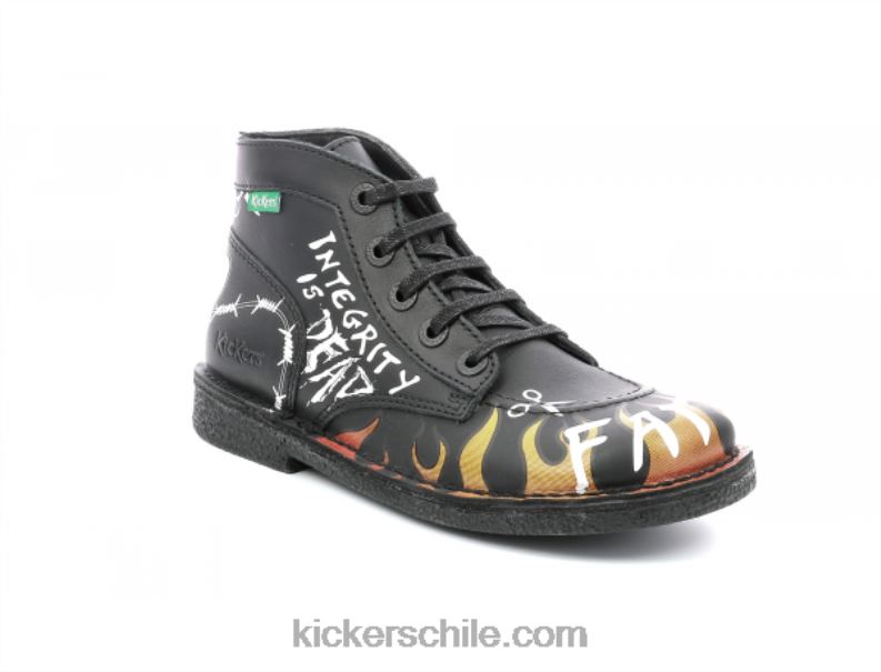 Kickers legendiknew graffiti negro 4PZ0T280 mujer