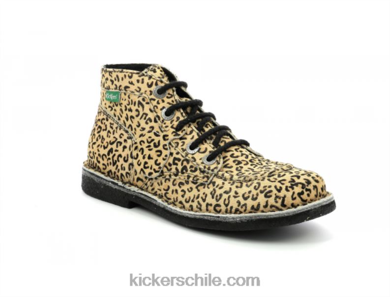 Kickers legendiknew leopardo beige 4PZ0T259 mujer