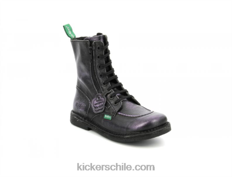 Kickers meetickzip púrpura 4PZ0T263 mujer