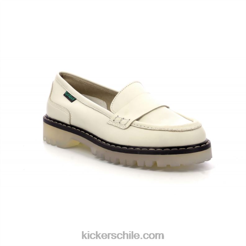 Kickers mocasín deck blanco roto 4PZ0T154 mujer