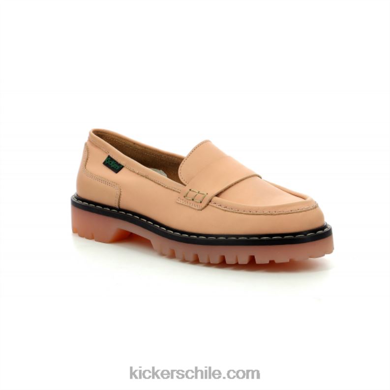 Kickers mocasín náutico beige claro 4PZ0T156 mujer