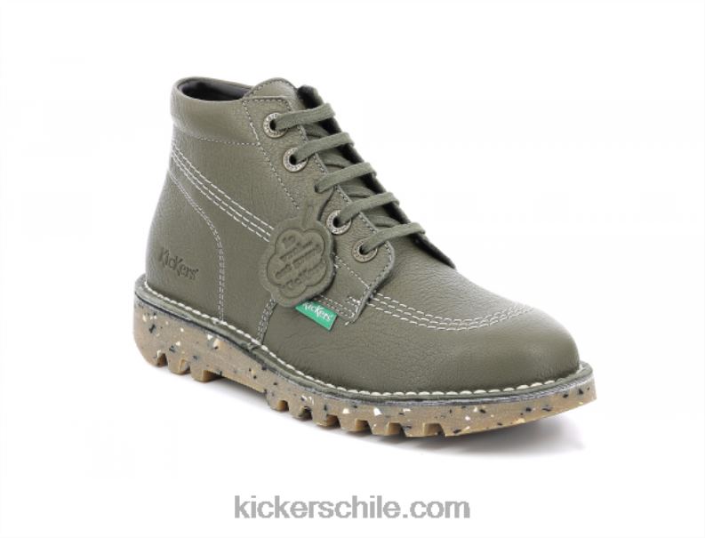 Kickers neorallye 2 caqui 4PZ0T264 mujer