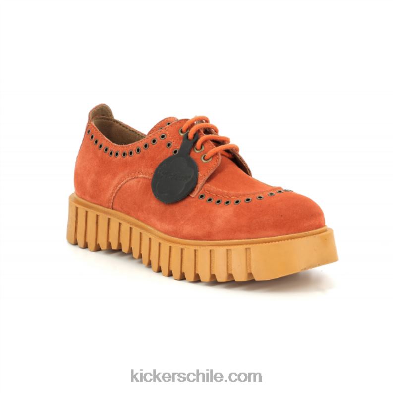 Kickers patada famosa otra naranja 4PZ0T138 mujer