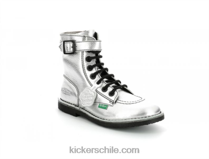 Kickers patada tendencia plata 4PZ0T289 mujer