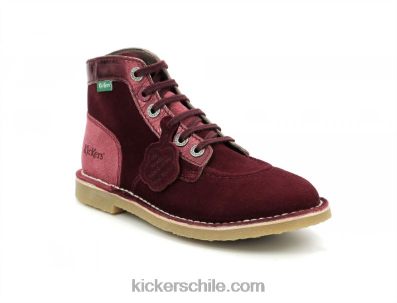 Kickers ruibarbo rojo kicklegend 4PZ0T278 mujer