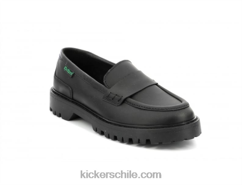 Kickers mocasín negro 4PZ0T183 mujer