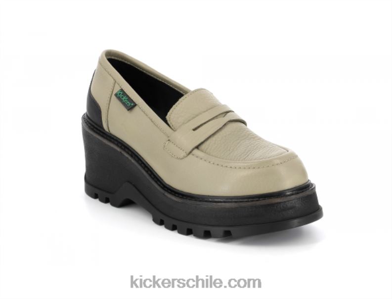 Kickers patada salvaje plata negro 4PZ0T181 mujer