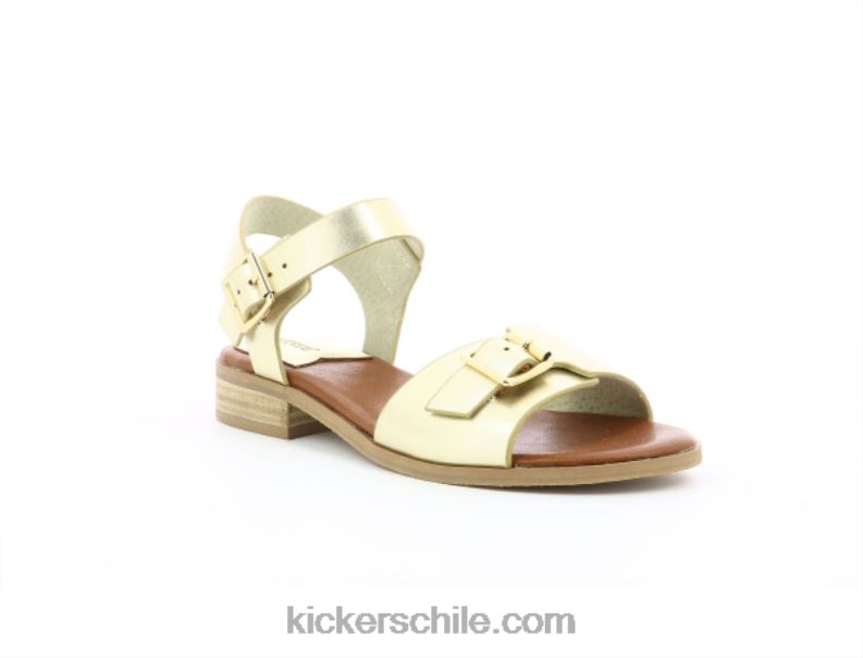 Kickers bucidi de oro 4PZ0T30 mujer