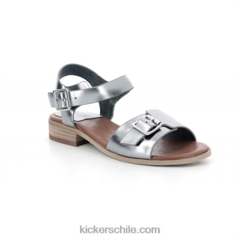 Kickers bucidi plata oscura 4PZ0T31 mujer