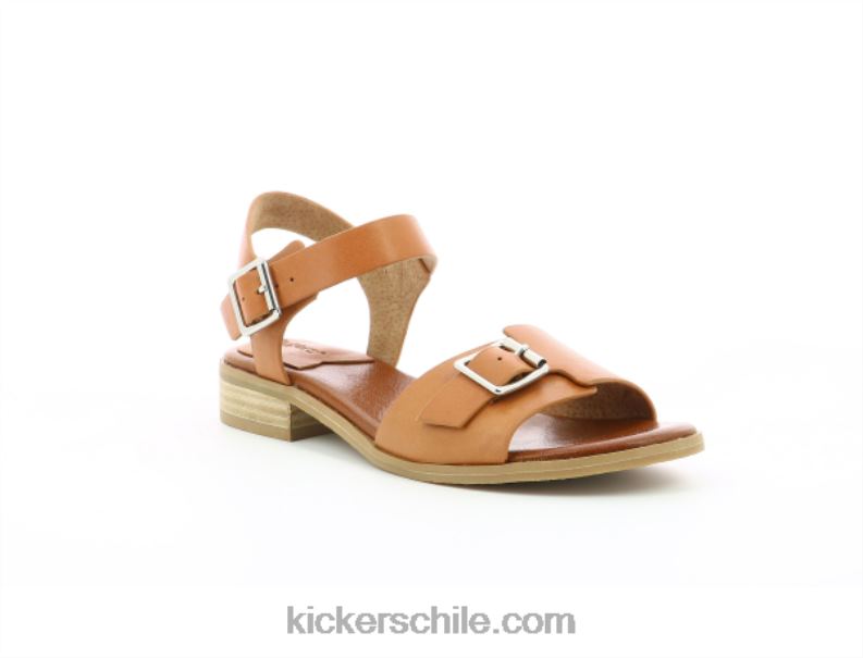 Kickers camello 4PZ0T9 mujer