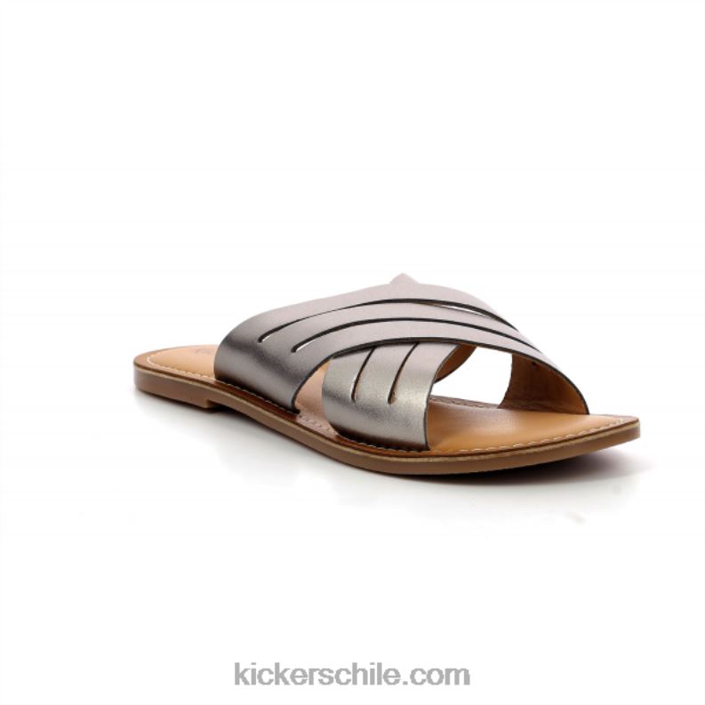 Kickers día de patada gris 4PZ0T73 mujer