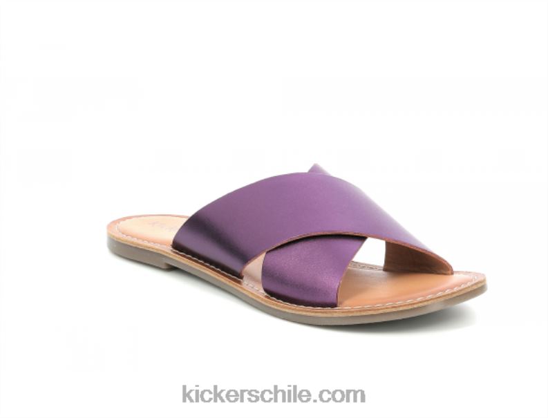 Kickers diaz-2 morado oscuro 4PZ0T37 mujer