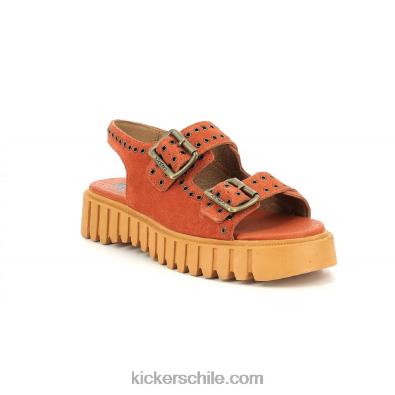 Kickers kick falk naranja brique 4PZ0T80 mujer