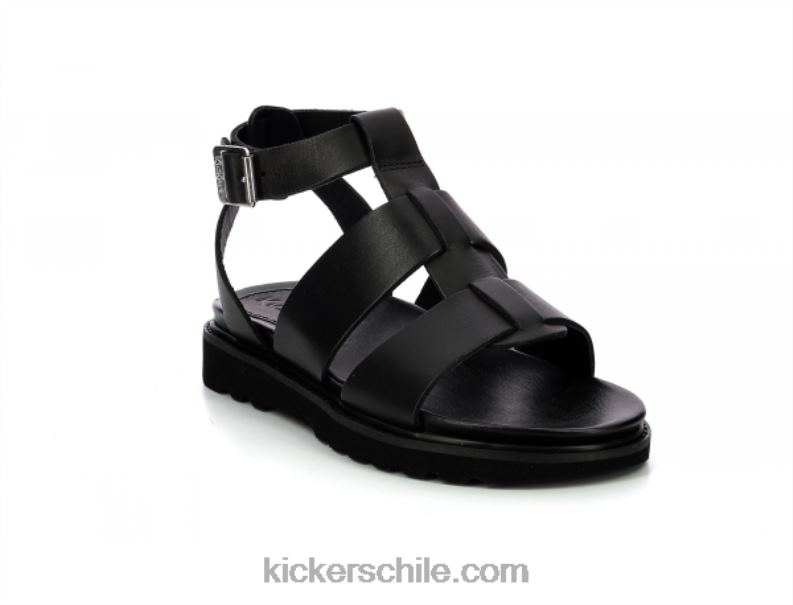 Kickers neorock negro 4PZ0T124 mujer